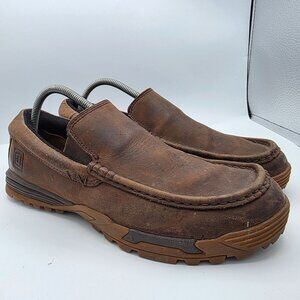511 Tactical CCW Field Ops Mens Size 10 Dark Brown Slip On Shoes Casual Walking